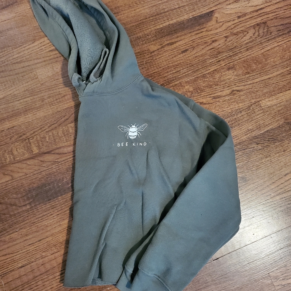 Wholesome culture crop hoodie
